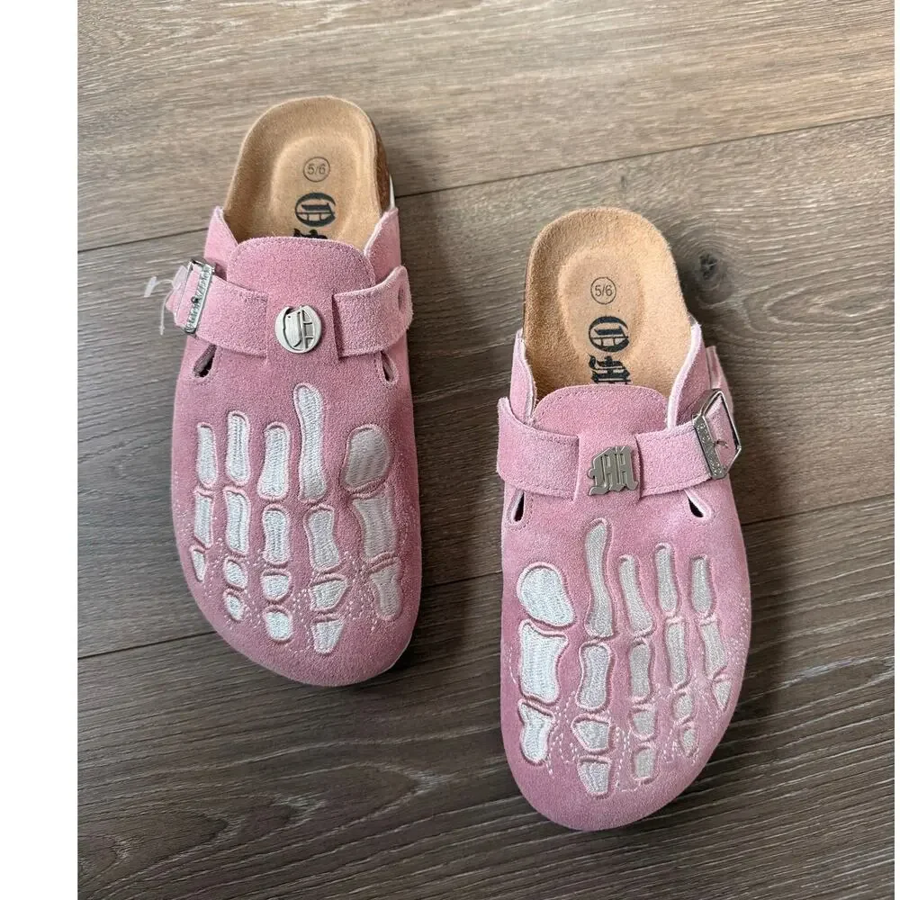 Octavious Marks Crème Rose Clogs Size 5/6 EU 37 Summer Trip‎ Vacation